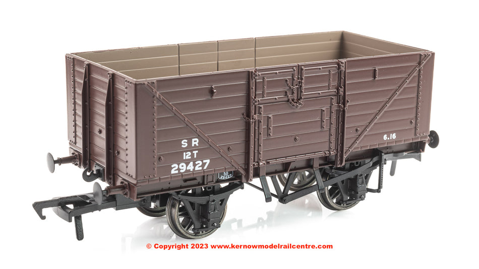 940011 Rapido D1379 8 Plank Open Wagon No. 29427 - SR Brown