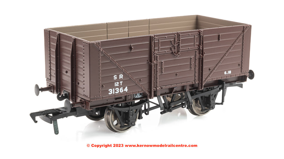 940012 Rapido D1379 8 Plank Open Wagon No. 31364 - SR Brown