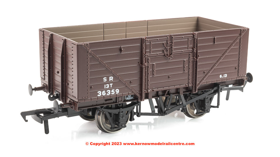 940016 Rapido D1379 8 Plank Open Wagon - No. 36359 SR Brown