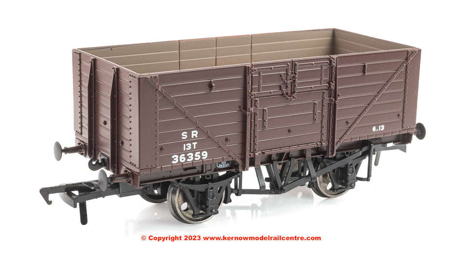 940016 Rapido D1379 8 Plank Open Wagon - No. 36359 SR Brown