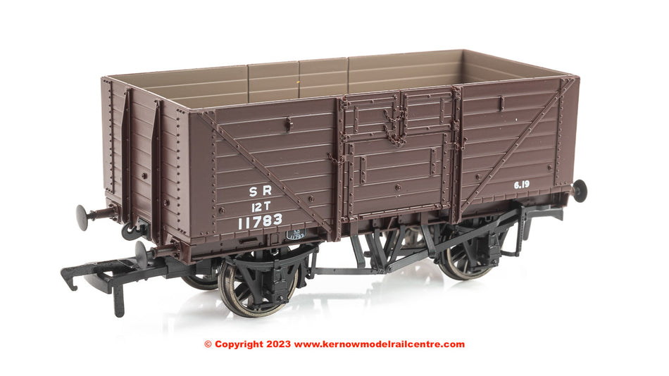 940019 Rapido D1400 8 Plank Open Wagon No. 11783 - SR Brown