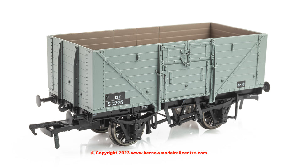 940022 Rapido D1379 8 Plank Open Wagon - No. S27915 BR Grey