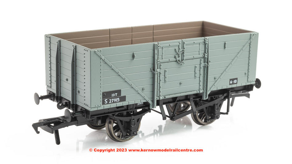 940022 Rapido D1379 8 Plank Open Wagon - No. S27915 BR Grey