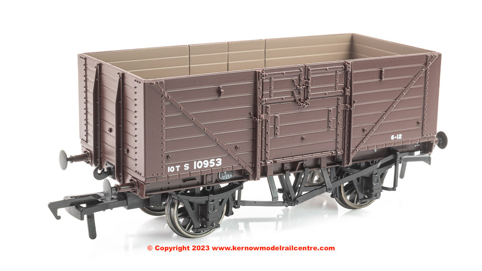 940028 Rapido D1400 8 Plank Open Wagon No. S10953 SR Brown