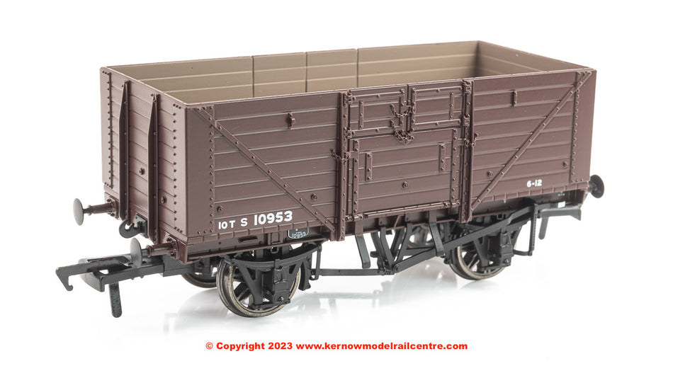 940028 Rapido D1400 8 Plank Open Wagon No. S10953 SR Brown