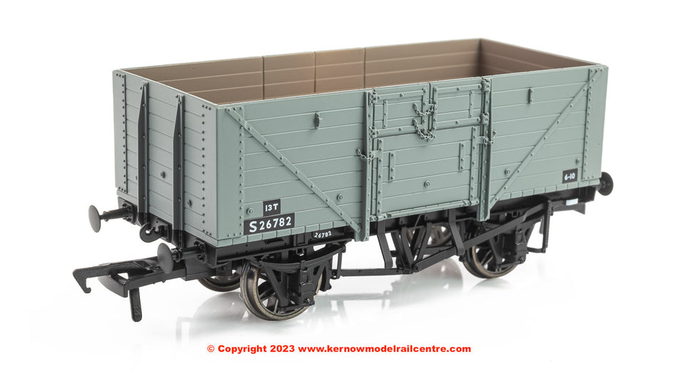 940029 Rapido D1400 8 Plank Open Wagon No. S26782 BR Grey