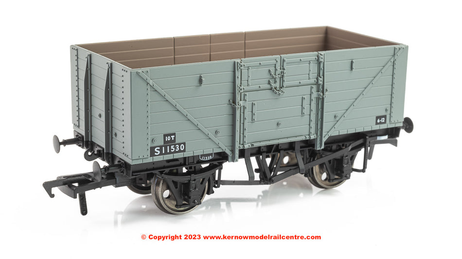 940030 Rapido D1400 8 Plank Open Wagon - No. S11530 BR Grey