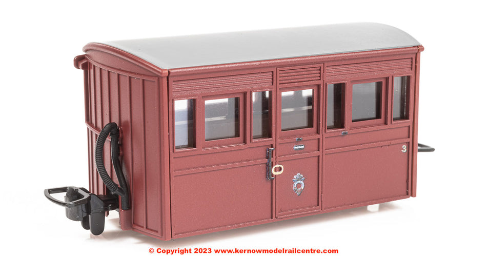 GR558A Peco Bug Box Coach - number 3 - 1970s 1980s livery