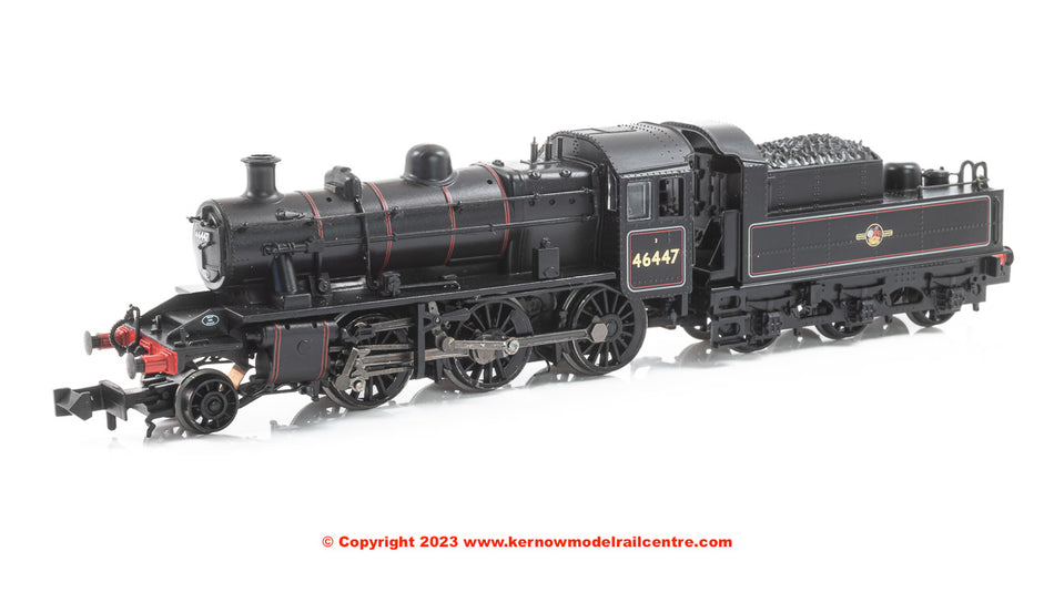 372-628ASF Graham Farish LMS Ivatt 2MT 46447 BR Lined Black