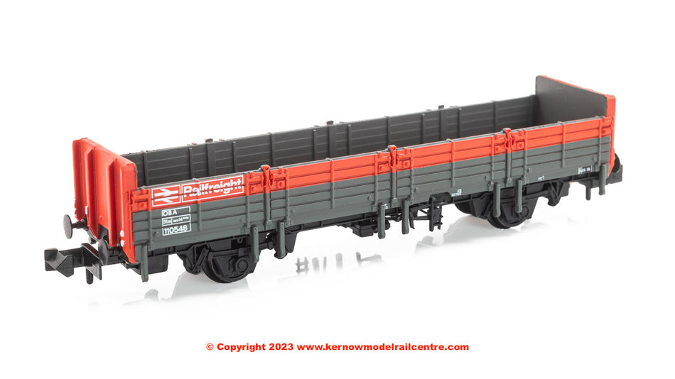 373-626E Graham Farish BR OBA Open Wagon Low Ends BR Railfreight