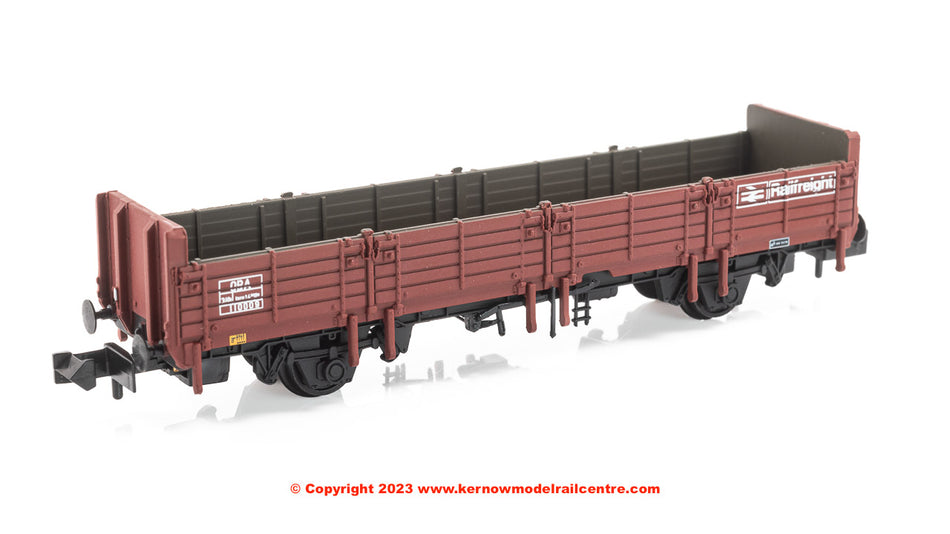373-629B Graham Farish BR OBA Open Wagon Low Ends BR Brown