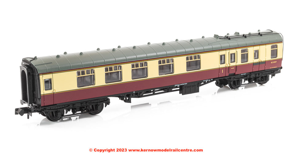 374-081B Graham Farish BR Mk1 BCK Brake Coach BR Crimson Cream