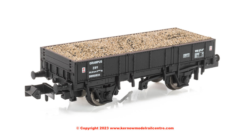 2F-060-015 Dapol Grampus Wagon number DB985834 in BR Black