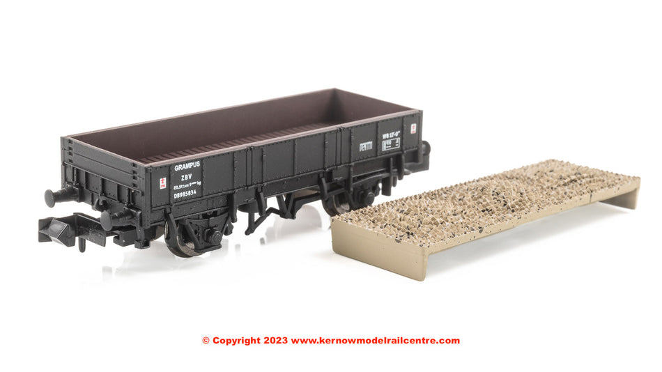 2F-060-015 Dapol Grampus Wagon number DB985834 in BR Black
