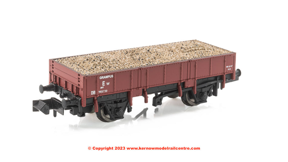 2F-060-017 Dapol Grampus Wagon number DB985730 in BR Indian Red