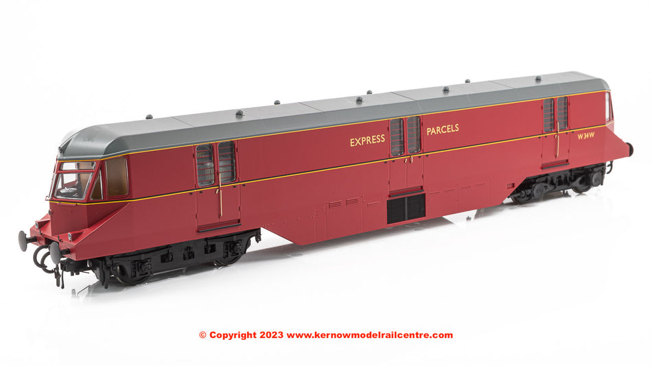 19431 Heljan AEC Parcels Railcar W34W BR Crimson Livery