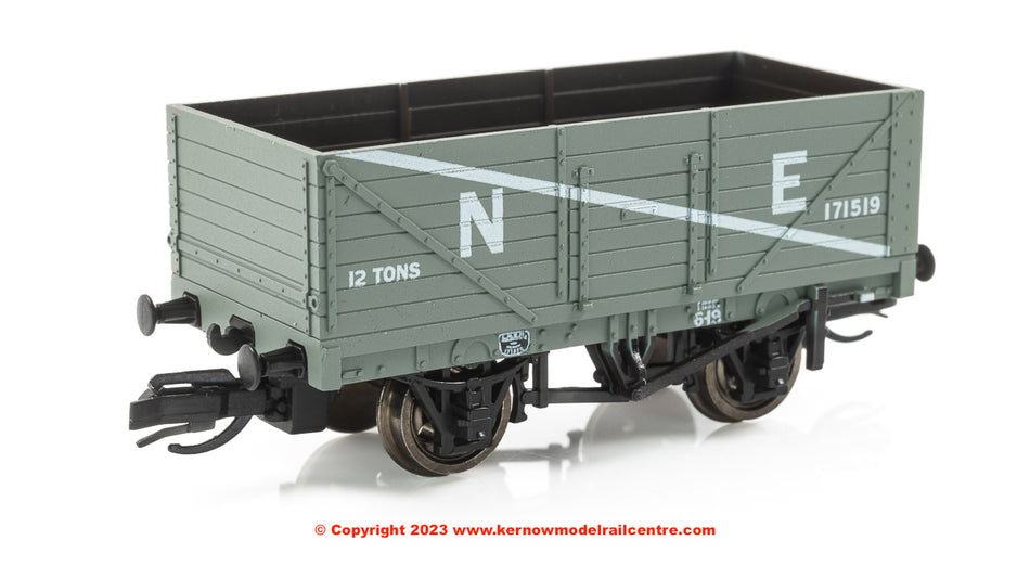 TTR7001E Peco 7 Plank Open Wagon - number 171519 - NE Grey