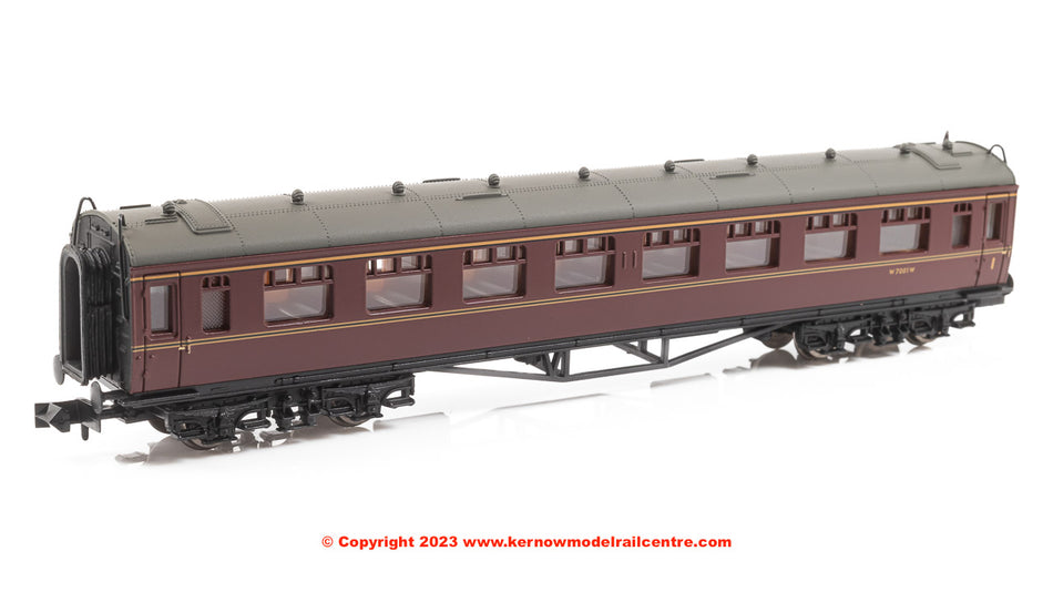 2P-000-004 Dapol Collett Coach BR Maroon Composite W7001W