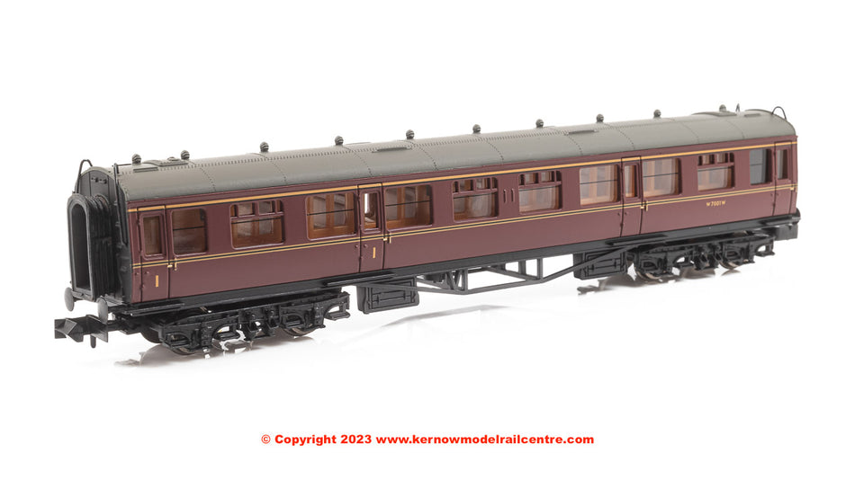 2P-000-004 Dapol Collett Coach BR Maroon Composite W7001W