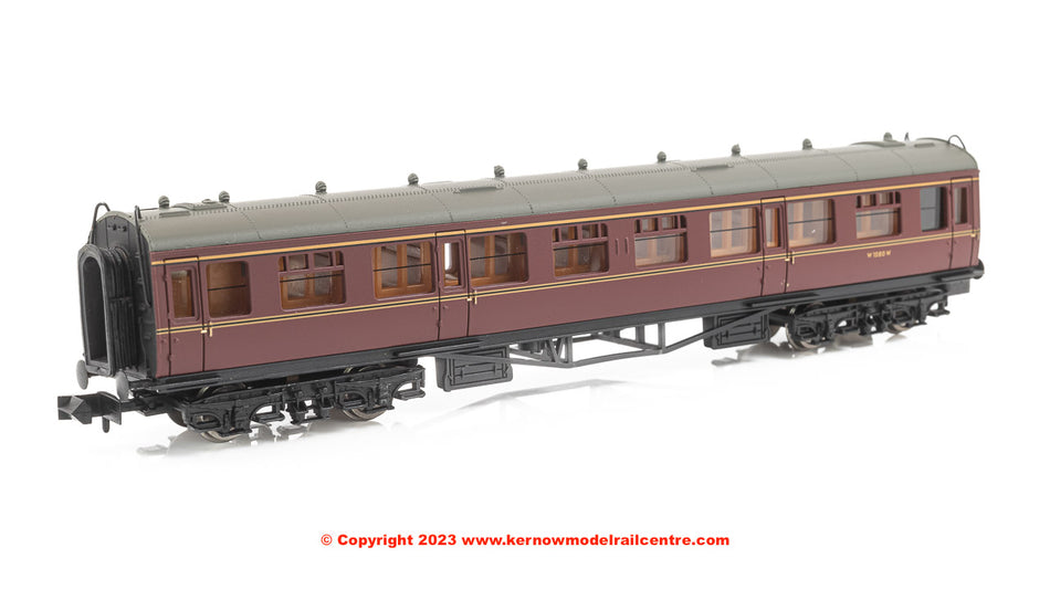 2P-000-106 Dapol Collett Coach BR Second Maroon W1080W