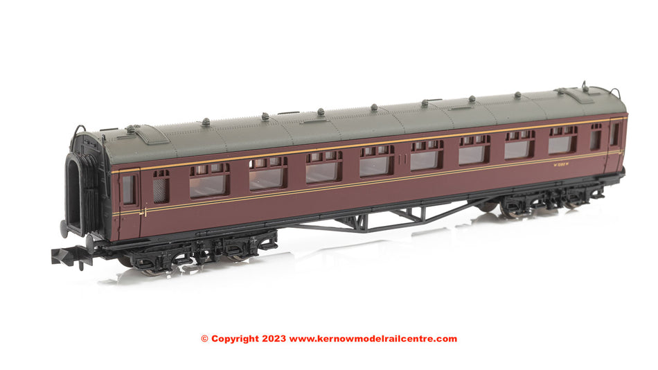 2P-000-106 Dapol Collett Coach BR Second Maroon W1080W