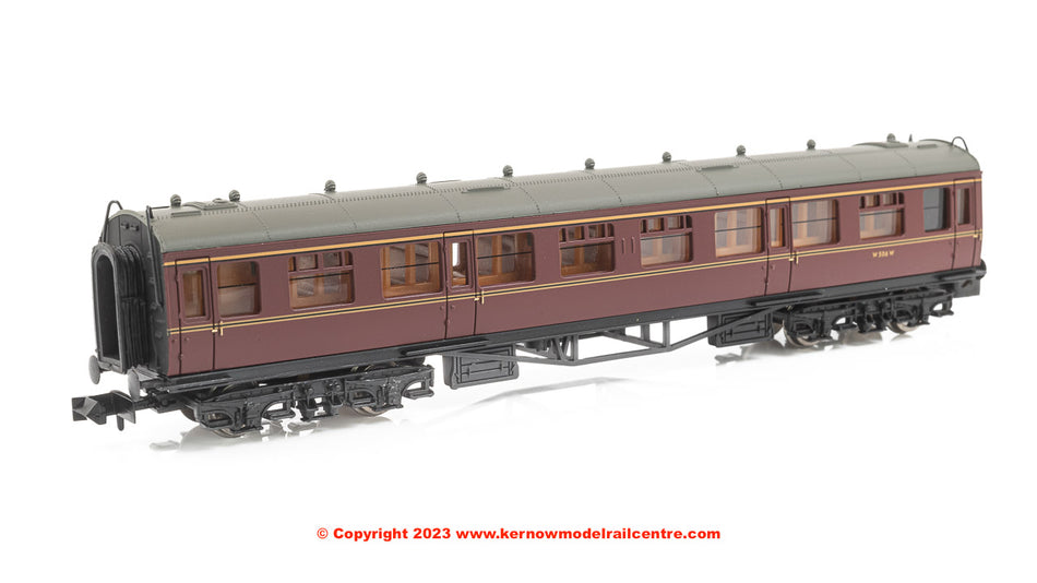 2P-000-107 Dapol Collett Coach BR Second Maroon W506W