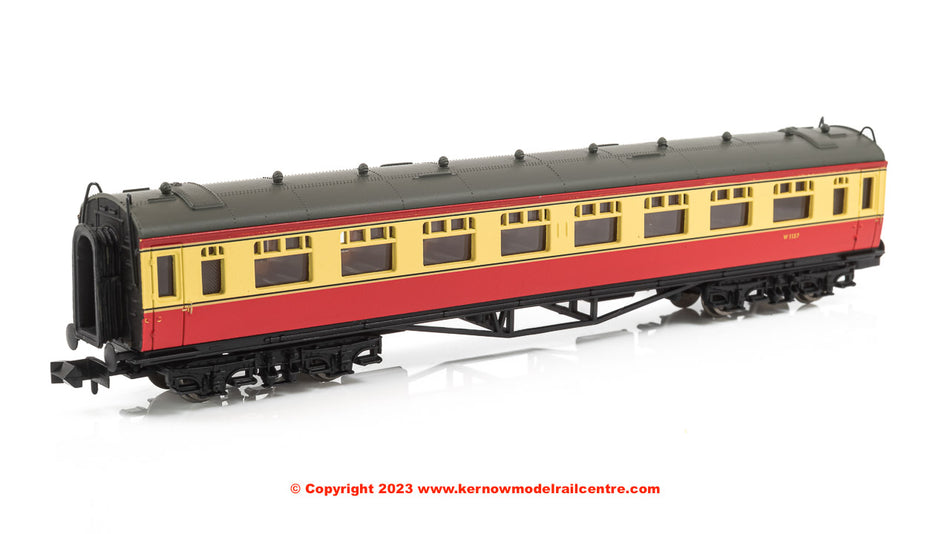 2P-000-136 Dapol Collett Coach BR Crimson/Cream Second W1137