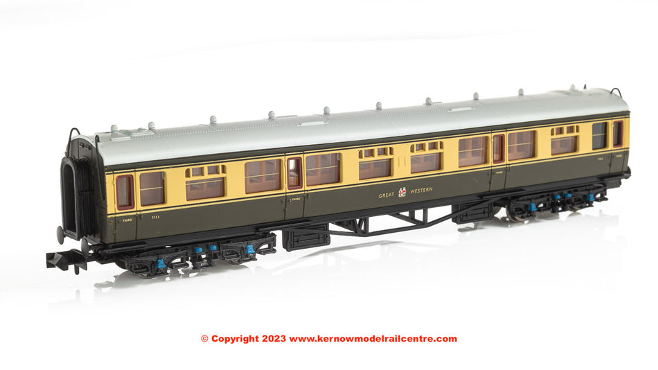 2P-000-160 Dapol Collett Coach Chocolate Cream 3rd Great Western
