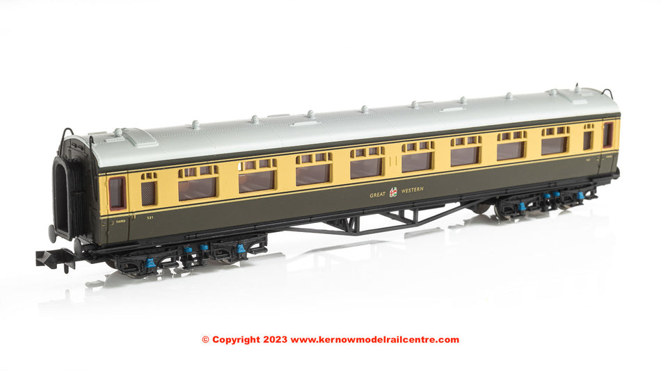 2P-000-161 Dapol Collett Coach Chocolate Cream 3rd Great Western