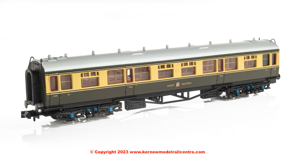 2P-000-161 Dapol Collett Coach Chocolate Cream 3rd Great Western