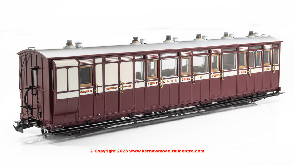 LHT-7NP-005 Lionheart Trains Brake 3rd Coach number 16 - L&B