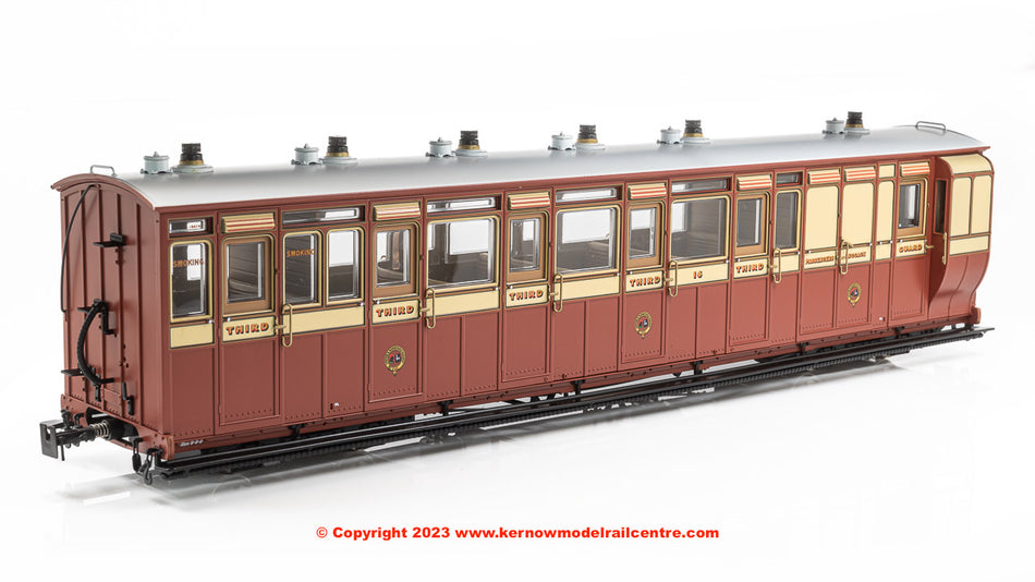 LHT-7NP-010 Lionheart Trains Brake 3rd Coach number 16 - L&B