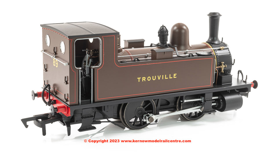 4S-018-014 Dapol B4 0-4-0T Steam Loco - 89 - Trouville Brown