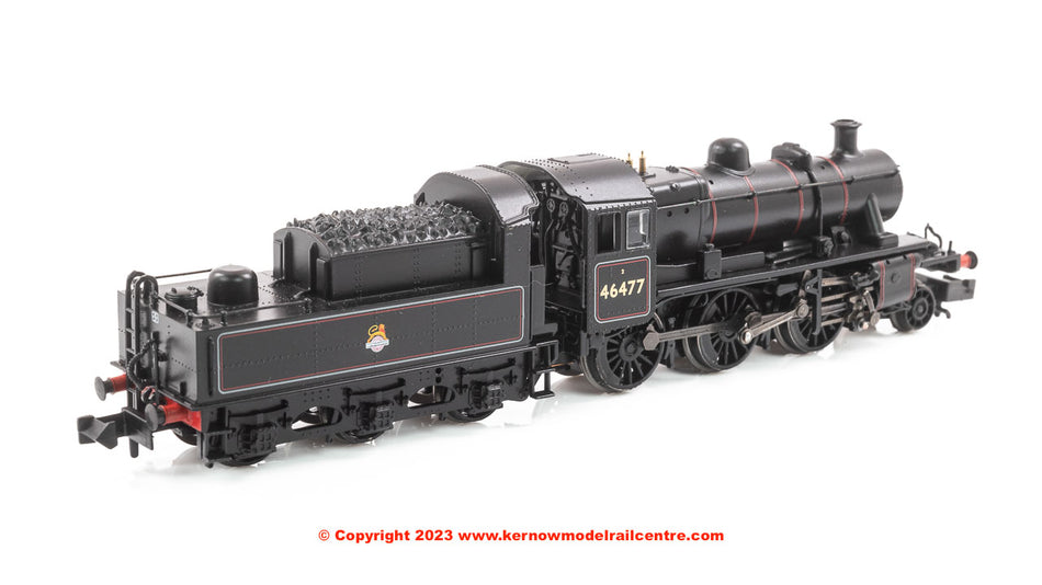 372-626ASF Graham Farish LMS Ivatt 2MT 46477 BR Lined Black