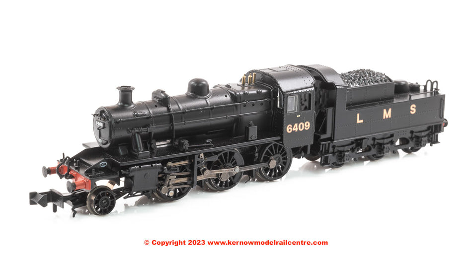 372-627B Graham Farish LMS Ivatt 2MT 6409 LMS Black