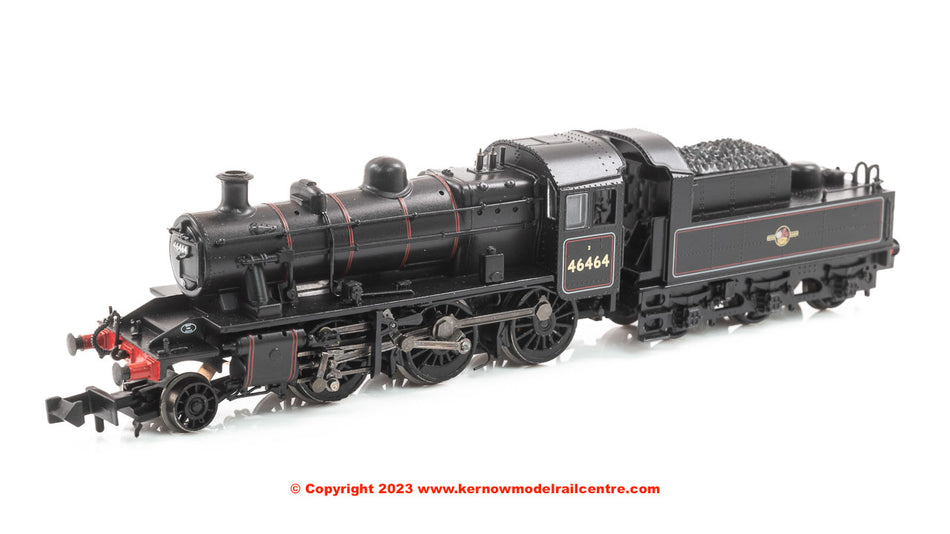 372-628BSF Graham Farish LMS Ivatt 2MT 46464 BR Lined Black