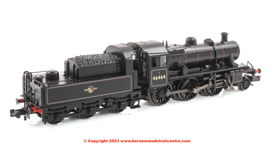 372-628B Graham Farish LMS Ivatt 2MT 46464 BR Lined Black