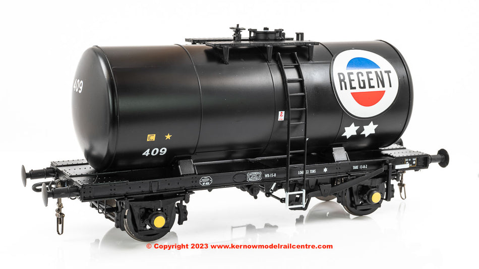 1015 Heljan 35 Ton B Tank number 409 - Regent Black