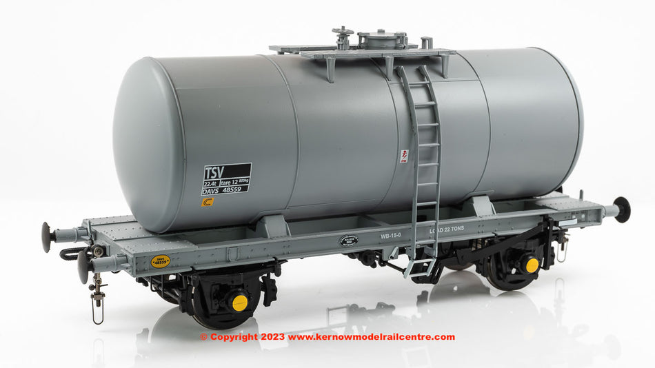 1022 Heljan 35 Ton B Tank TSV 48559 - ICI Molasses Grey