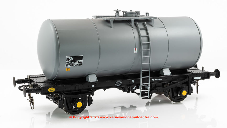 1023 Heljan 35 Ton B Tank TSV number 48623 ICI Molasses Grey