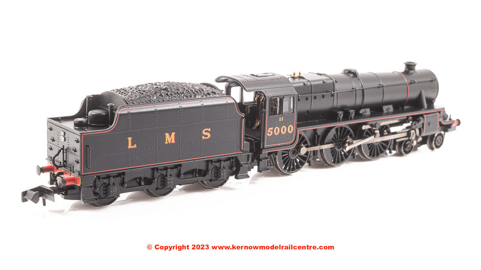 372-135A Graham Farish LMS 5MT Black 5 5000 LMS Lined Black