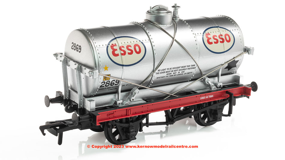 37-684B Bachmann 14T Tank Wagon 'Esso' Silver