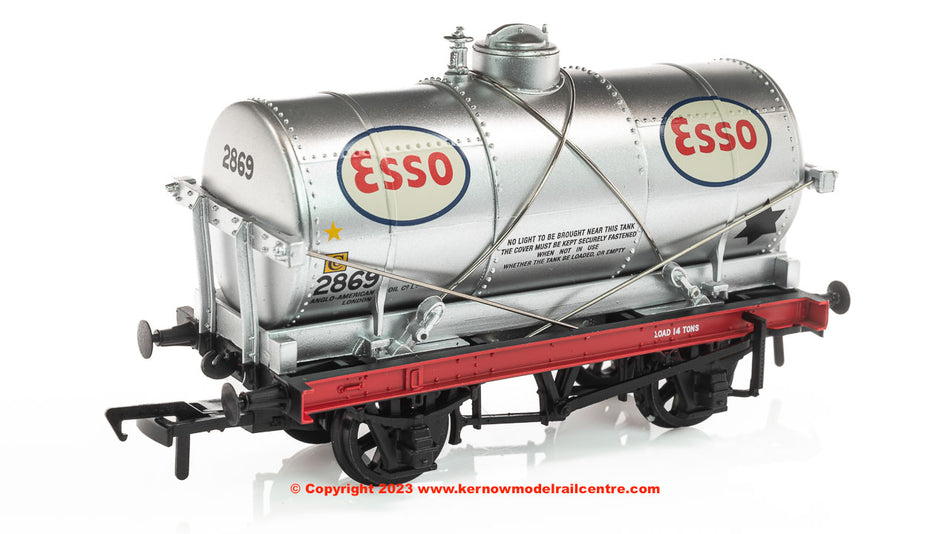 37-684B Bachmann 14T Tank Wagon 'Esso' Silver