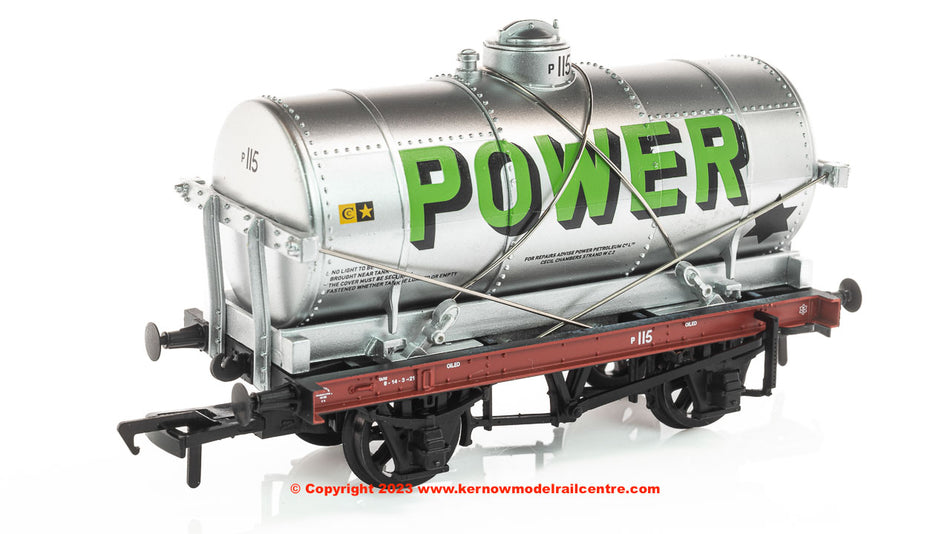 37-686 Bachmann 14T Tank Wagon 'Power' Silver