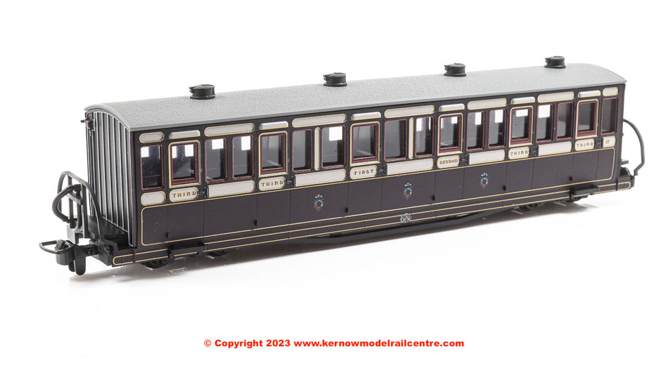 GR600A Peco FR Short Bowsider Bogie Coach - Victorian 17