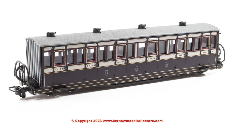 GR600A Peco FR Short Bowsider Bogie Coach - Victorian 17