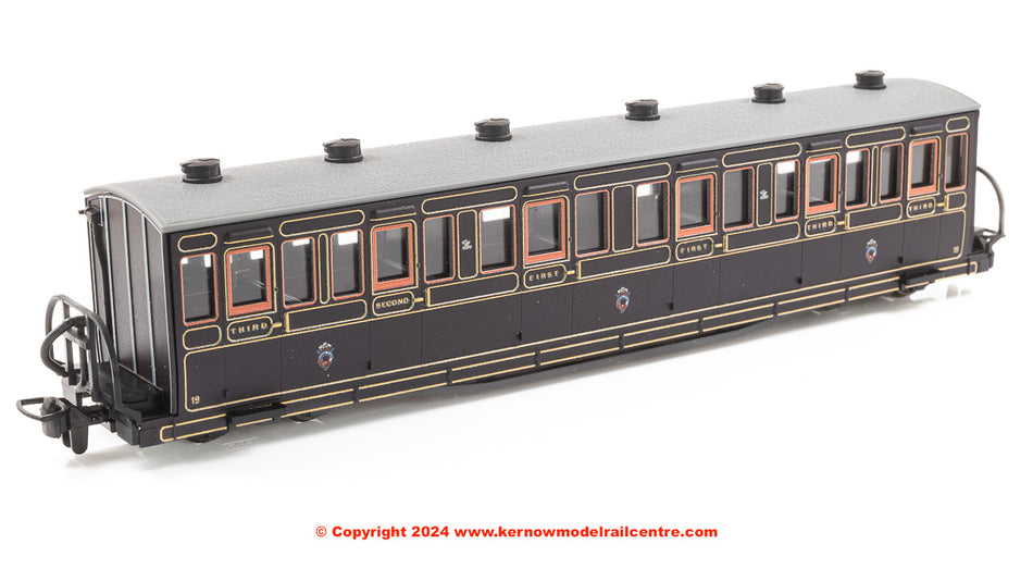 GR620A Peco FR Long Bowsider Bogie Coach - Victorian 19