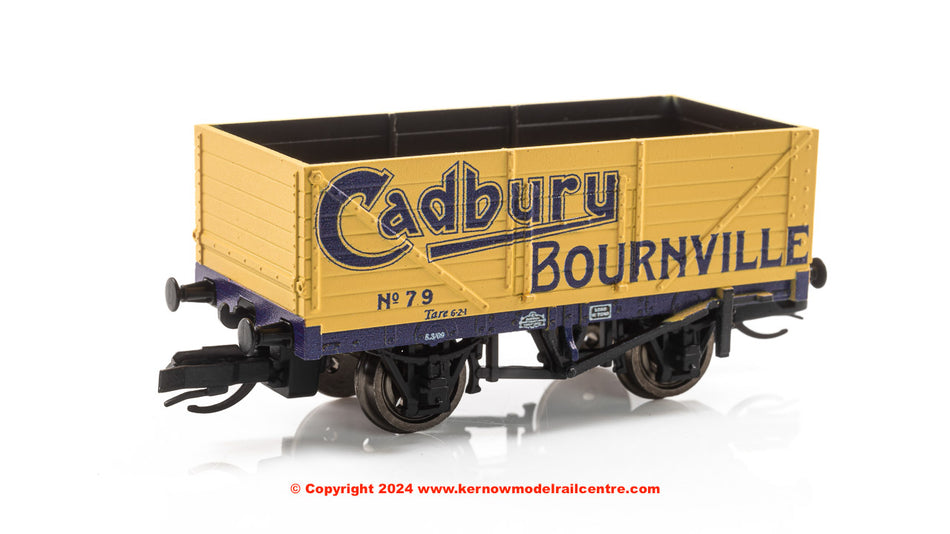 TTR7014P Peco 7 Plank Open Wagon - 79 - Cadbury Bournville