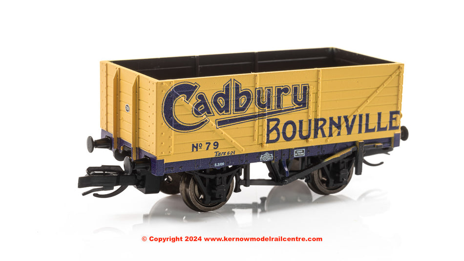 TTR7014P Peco 7 Plank Open Wagon - 79 - Cadbury Bournville