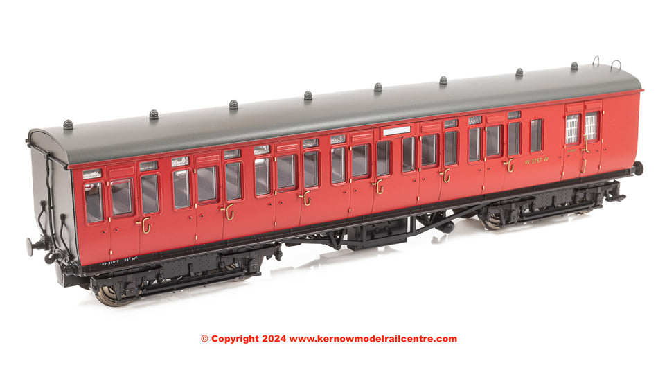 4P-020-501 Dapol GWR Toplight BR Maroon Second Brake